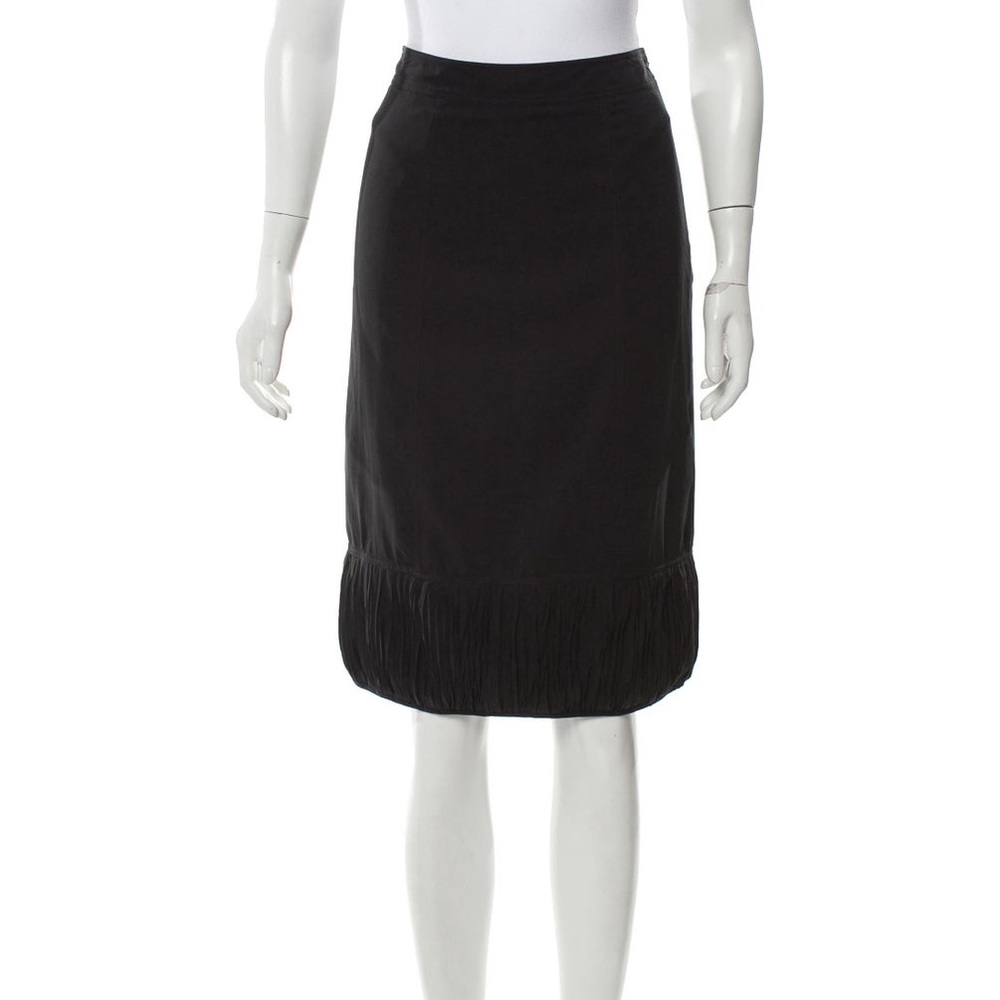 Burberry London Black Silk Skirt Women’s Size 6